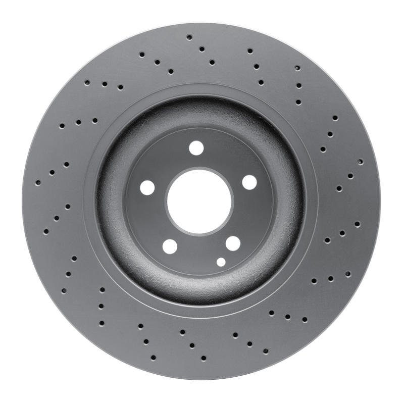 Mercedes-Benz S600 Brake Rotor (1) - Front - R1 Concepts - GeoSPEC Coated Rotor - Drilled - `01-`06